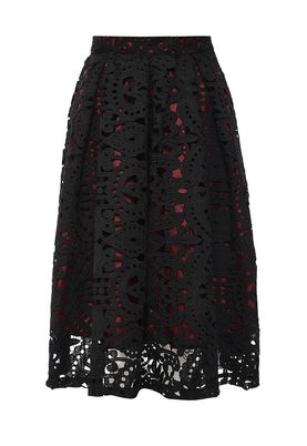 LOST INK  LACE FULL MIDI SKIRT