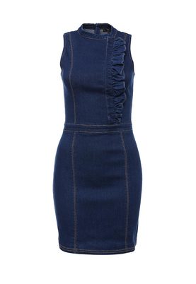 LOST INK  MARIKO DENIM BODYCON DRESS